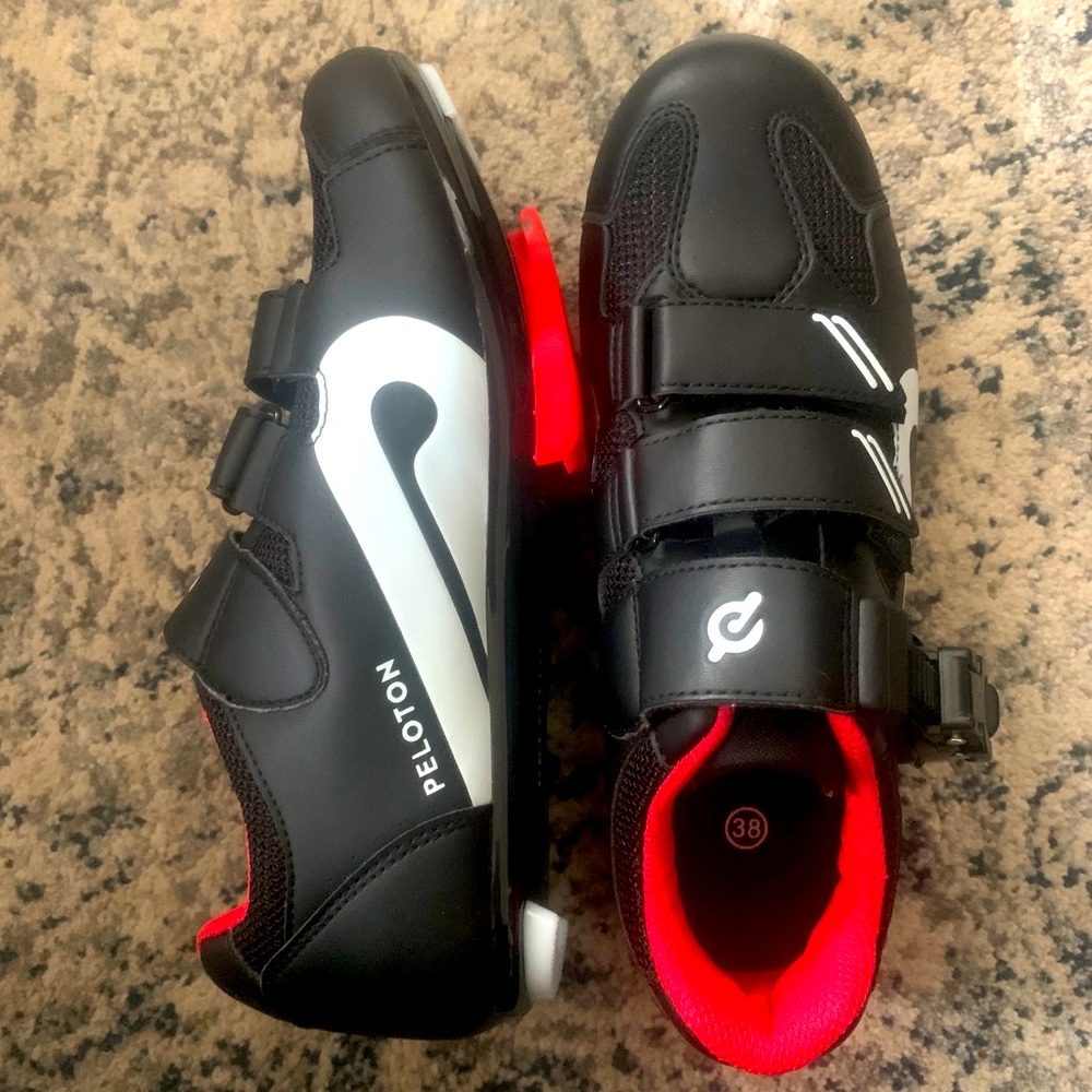 BRAND NEW Peloton Shoes with Cleats (Size 38)